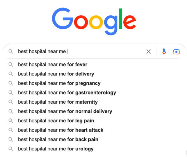 google suggested keywords